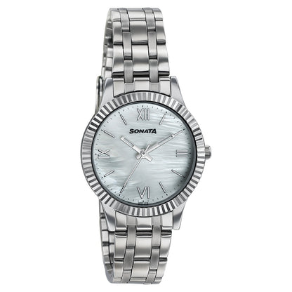 Sonata Premium looking versatile womens watch from Ease by Sonata Style 8202SM02W image 2