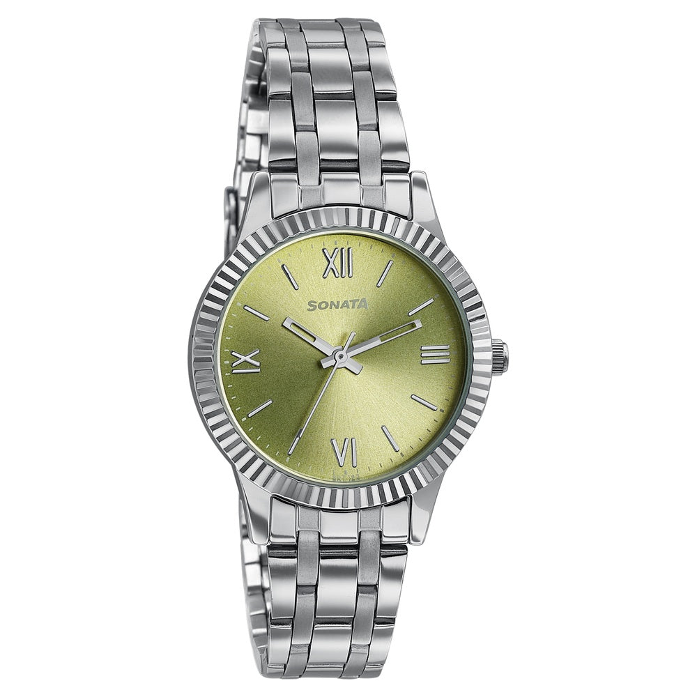 Sonata Premium looking versatile womens watch from Ease by Sonata Style 8202SM06W image 2