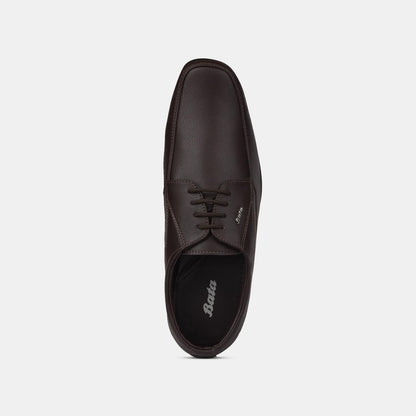 Bata Dark Brown Formal Shoes For Men