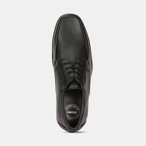Bata Black Formal Derby-Style Shoes For Men