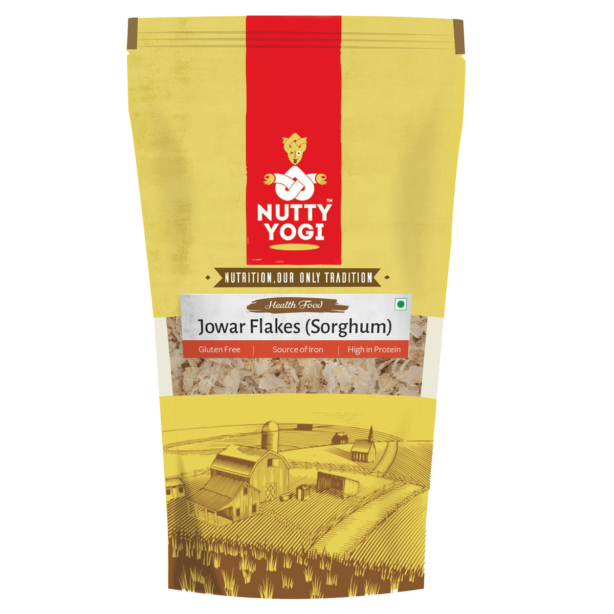 Nutty Yogi Sorghum Jowar Flakes 400gm