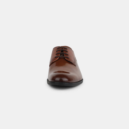 Hush Puppies Tan Formal Lace-Up Shoes For Men
