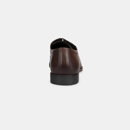 Hush Puppies Brown Derby Formal Shoes For Men