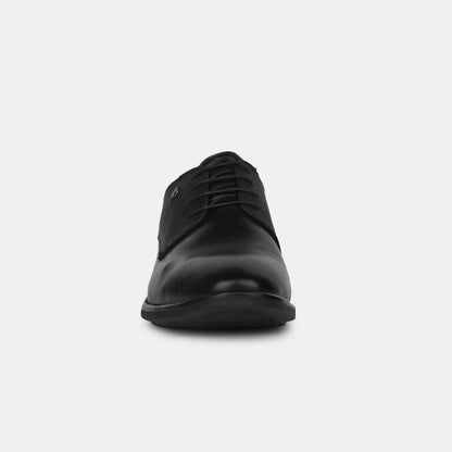 Hush Puppies Black Derby Formal Shoes For Men