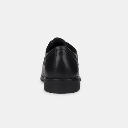 Hush Puppies Black Derby Formal Shoes For Men