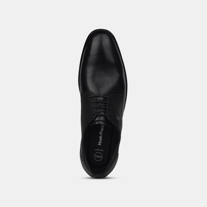 Hush Puppies Black Derby Formal Shoes For Men