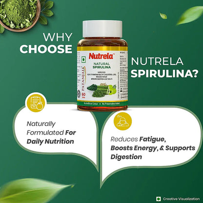 Patanjali Spirulina Capsule with Amla - 60 Tabs