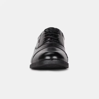Bata Black Formal Oxford-Style Shoes For Men
