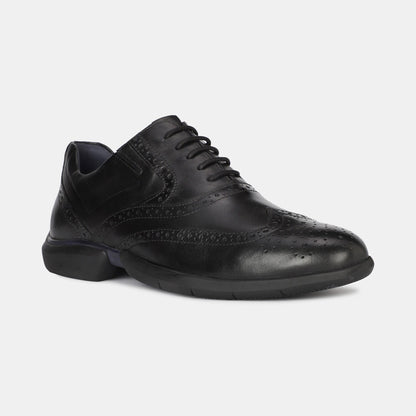 Hush Puppies Black Oxford Formal Shoes For Men