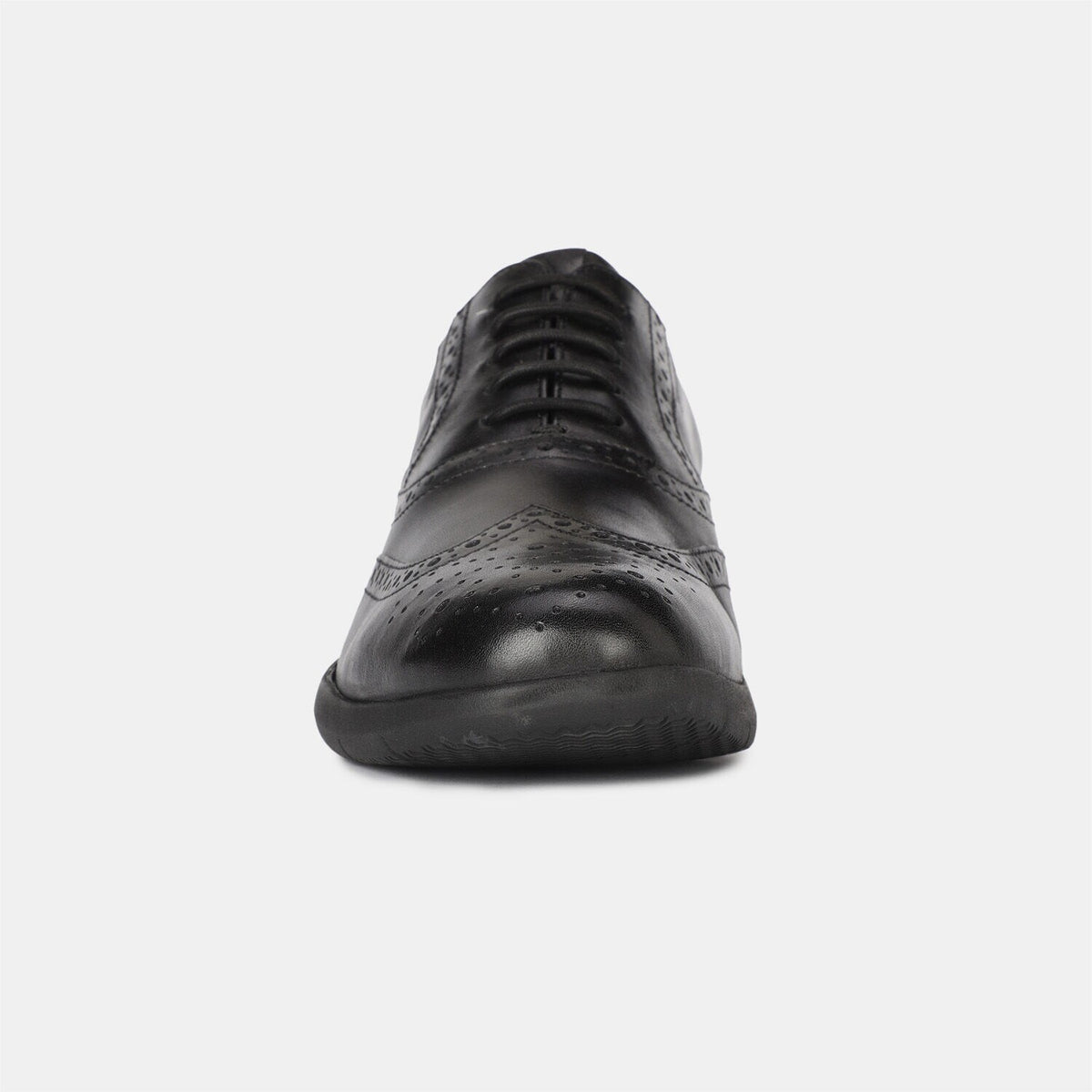Hush Puppies Black Oxford Formal Shoes For Men