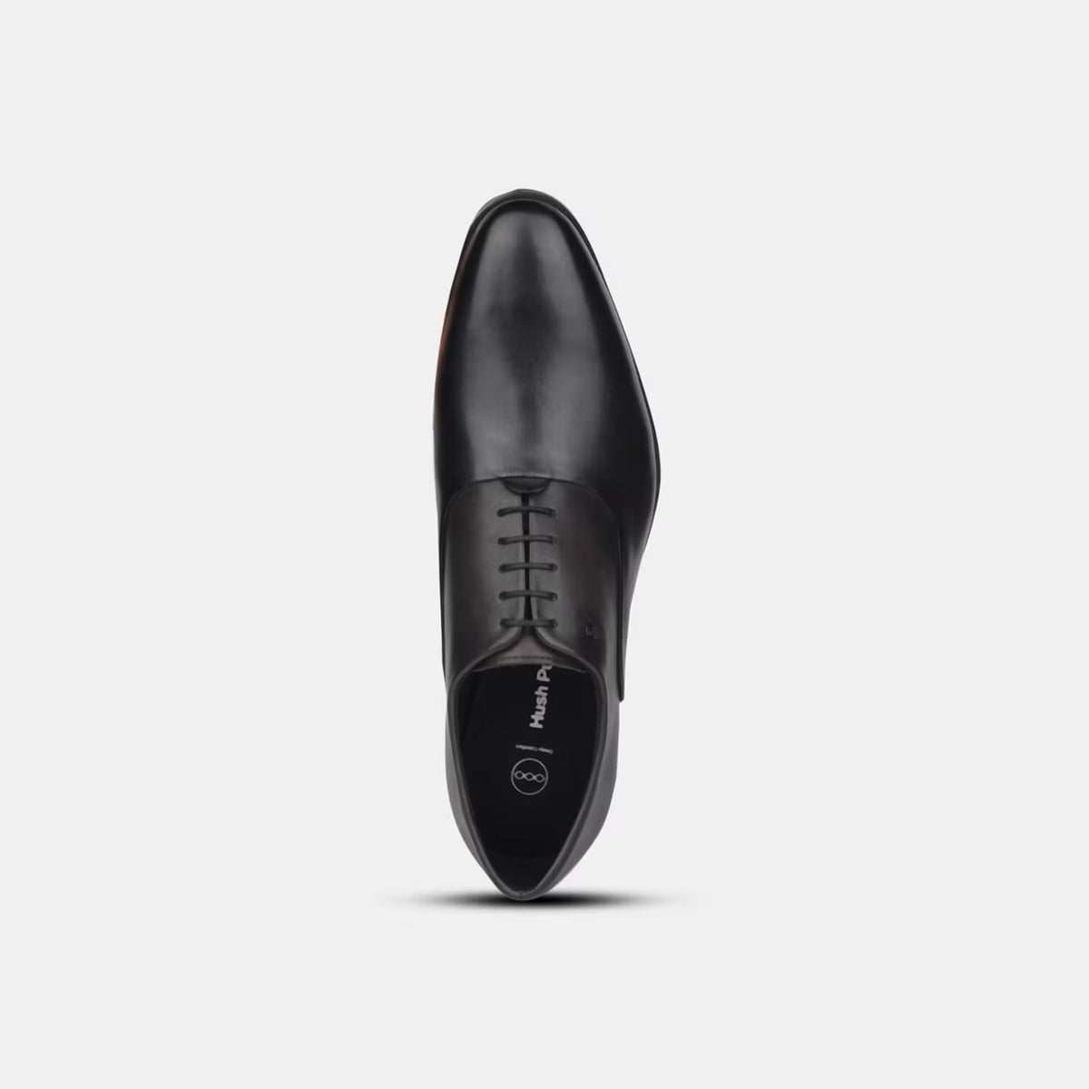 Hush Puppies Black Oxford Formal Shoes For Men