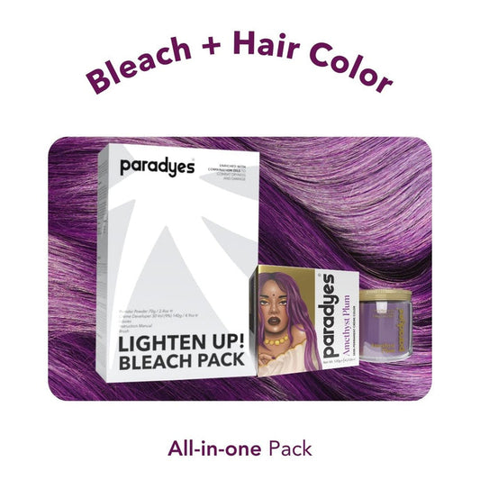 Paradyes Amethyst Plum + Lighten Up! Bleach Pack