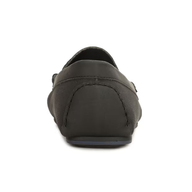Red Label Black Loafers For Men