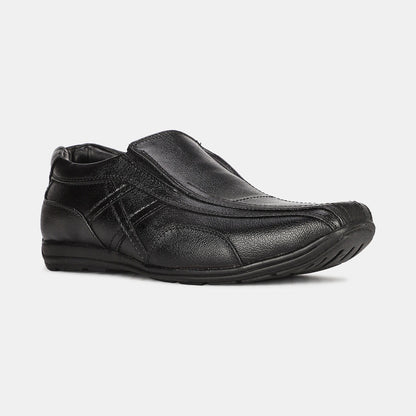 Bata Black Loafers For Men
