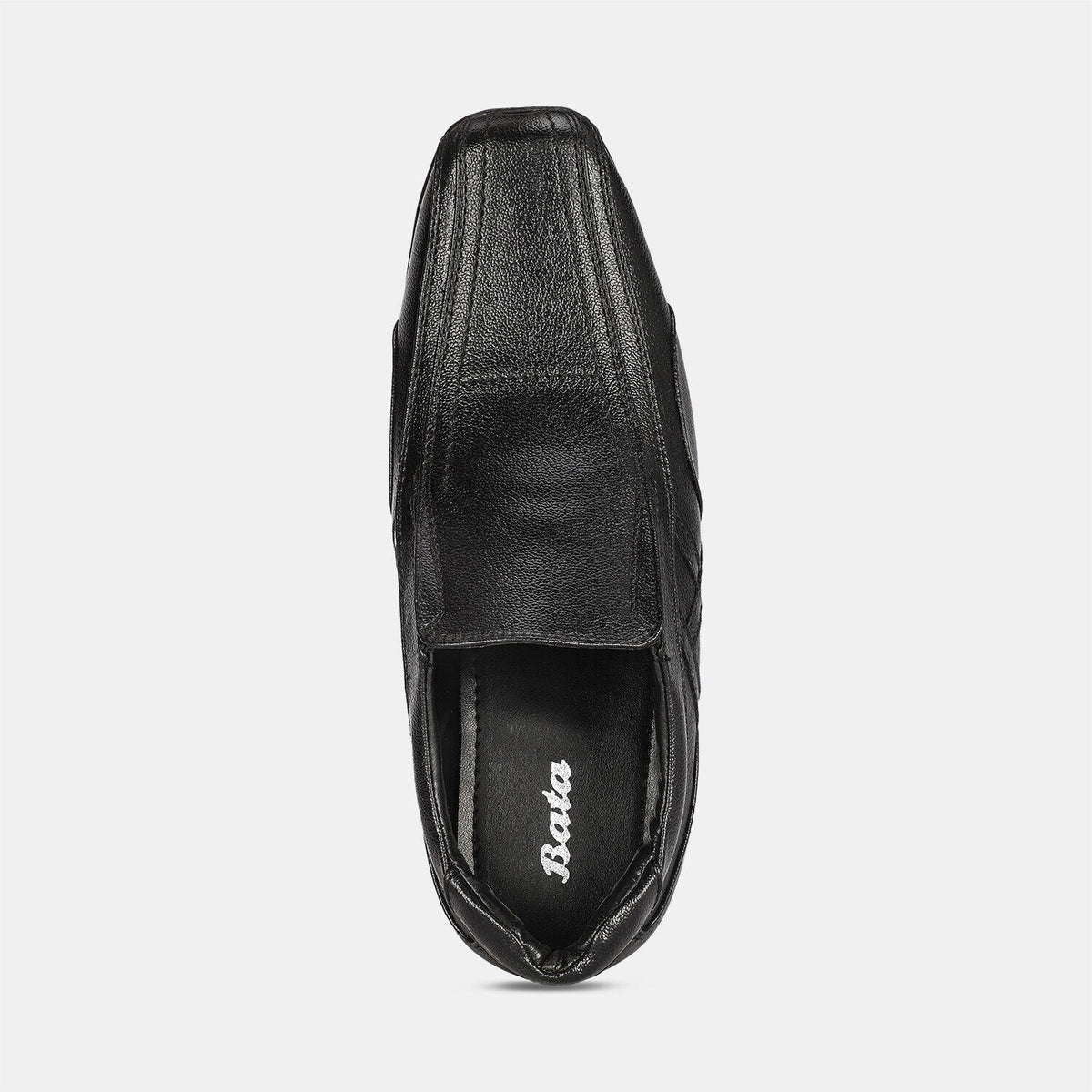 Bata Black Loafers For Men