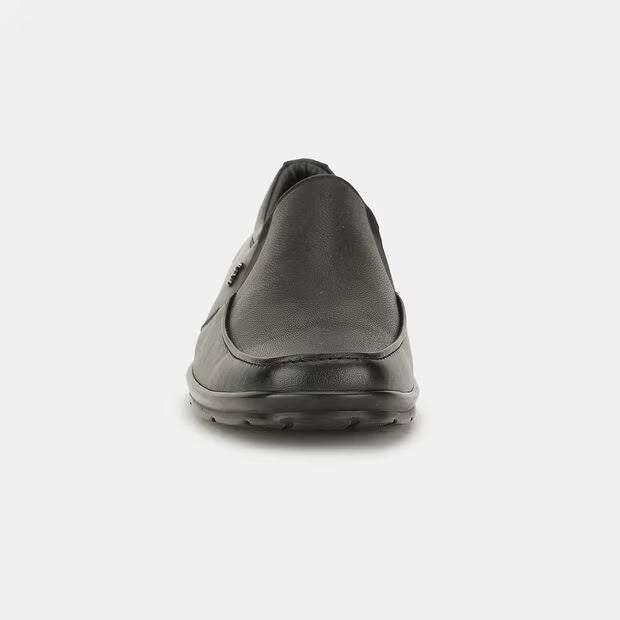 Bata Black Formal Slip-On Shoes For Men