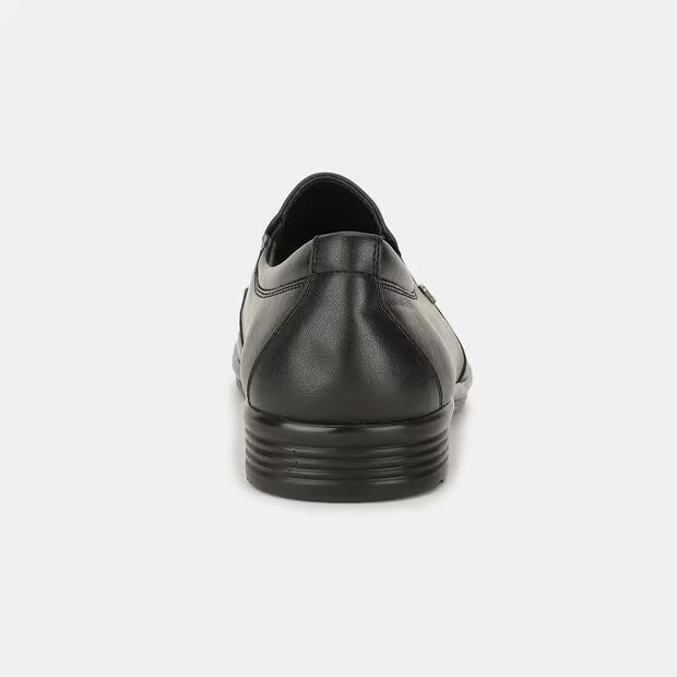 Bata Black Formal Slip-On Shoes For Men