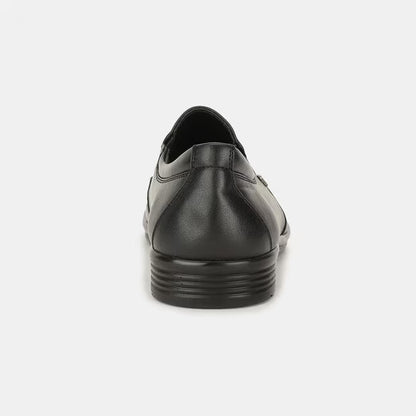 Bata Black Formal Slip-On Shoes For Men