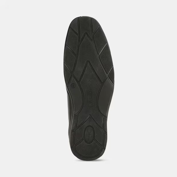 Bata Black Formal Slip-On Shoes For Men