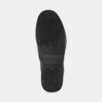 Hush Puppies Black Slip On Formal Shoes For Men