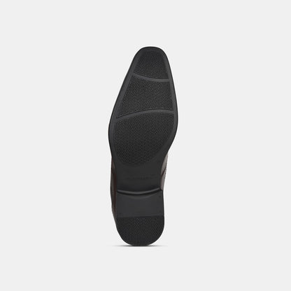 Hush Puppies Dark Brown Slip On Formal Shoes For Men