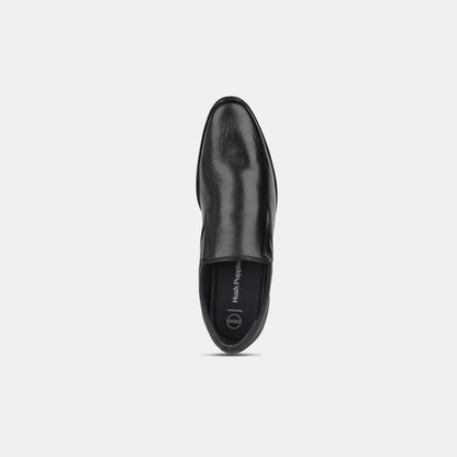 Hush Puppies Black Slip On Formal Shoes For Men