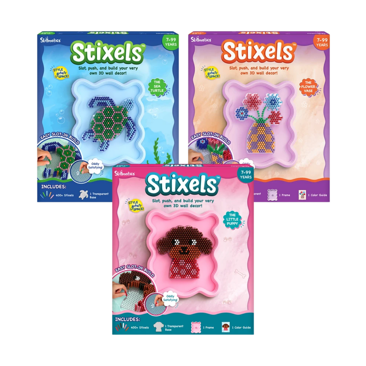 Skillmatics Stixels Create and Display Bundle Ages 7 and Up