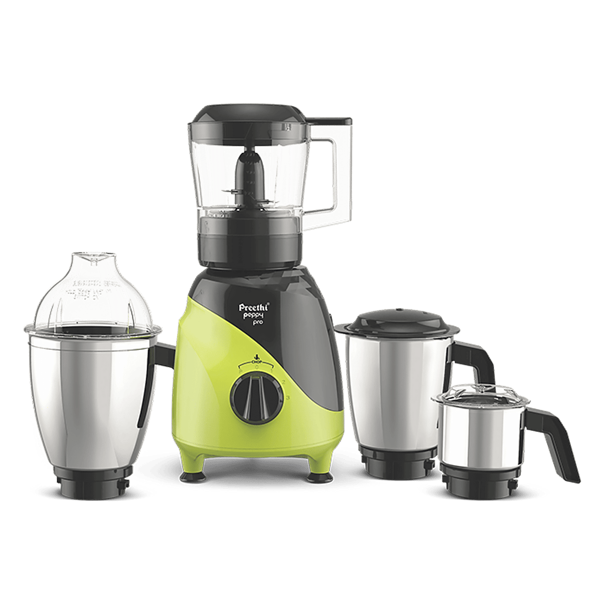 Preethi Peppy Pro Mixer Grinder - 750W - 3 Jars