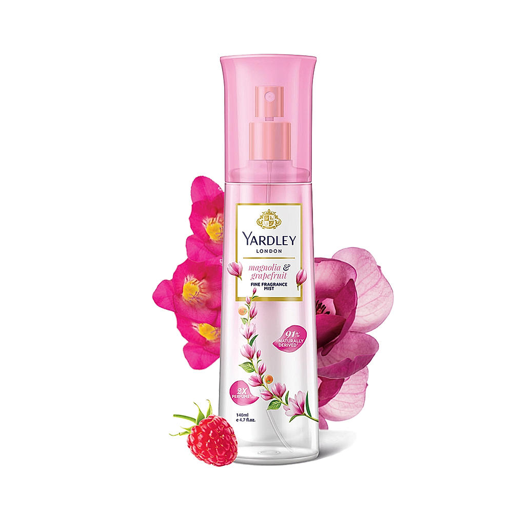 Yardley Fine Fragrance Mist â€“ Magnolia & Grapefruit