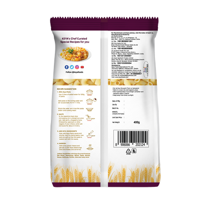 Keyafoods Keya Pasta Combo featuring various pasta shapes like spaghetti, penne, and fusilli in premium packaging. - Image 3