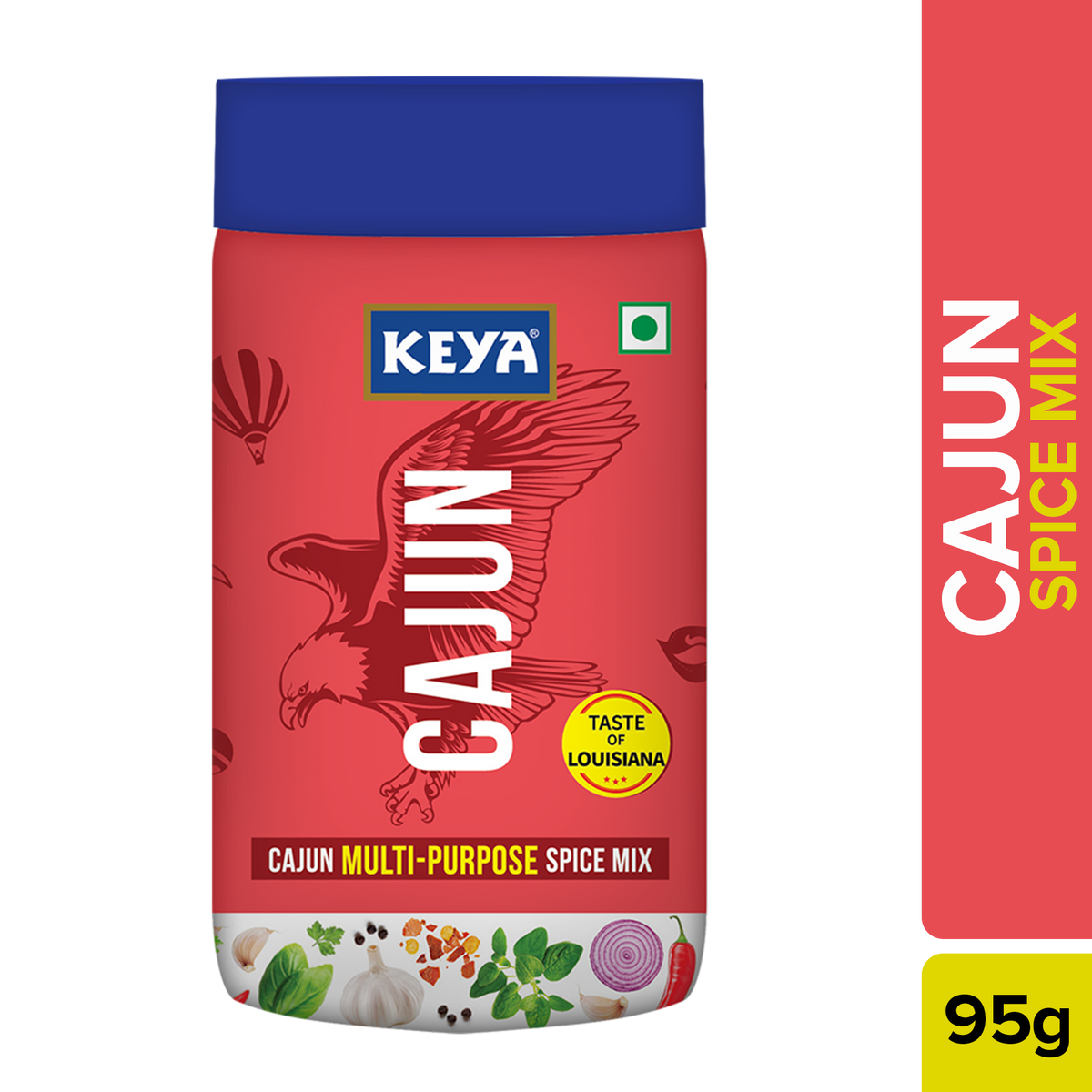 Keyafoods Keya Flavor Fusion Pack featuring Pizza Oregano and Cejun spices in premium packaging. - Image 5