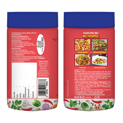 Keyafoods Keya Flavor Fusion Pack featuring Pizza Oregano and Cejun spices in premium packaging. - Image 6