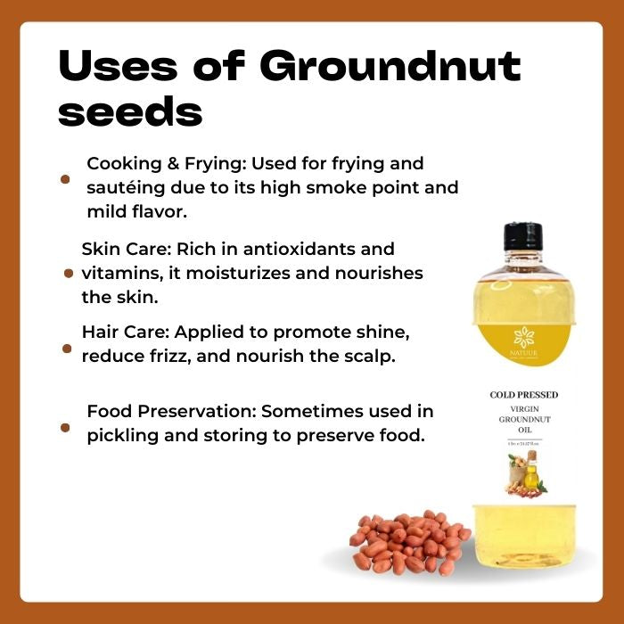 Natuur Groundnut Cold Pressed oil 1ltr