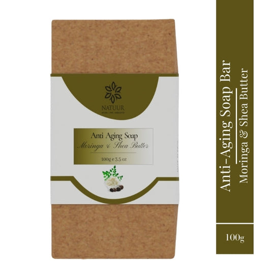 Natuur Moringa & Shea Butter Soap Anti Aging 100gm