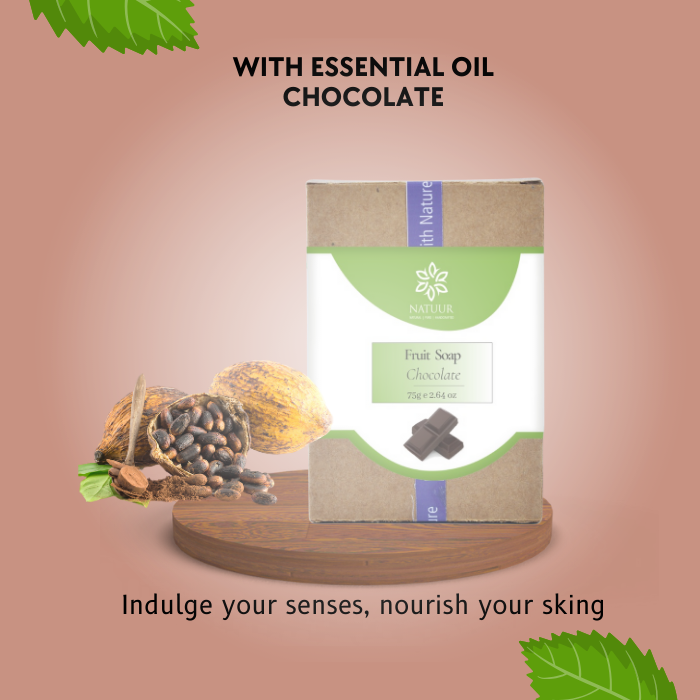 Natuur Fruit Soap Chocolate 75gm