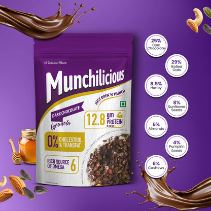 Munchilicious Dark Chocolate Granola