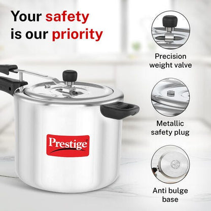 Prestige Nakshatra Svachh Aluminium Inner Lid Pressure Cooker 10 L