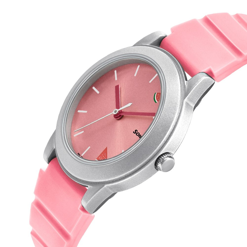 Sonata Play Pink Dial Women Watch With Plastic Strap image 3