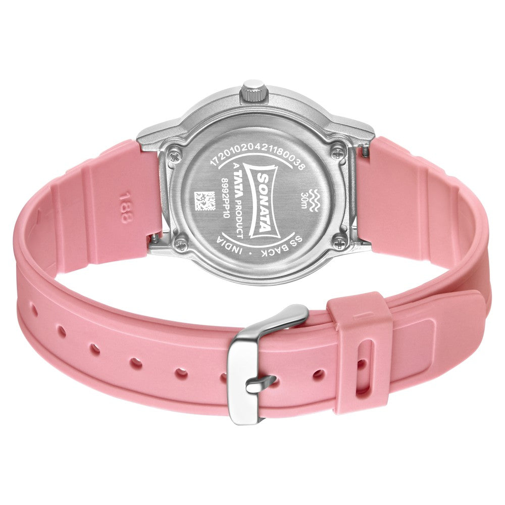 Sonata Play Pink Dial Women Watch With Plastic Strap image 4