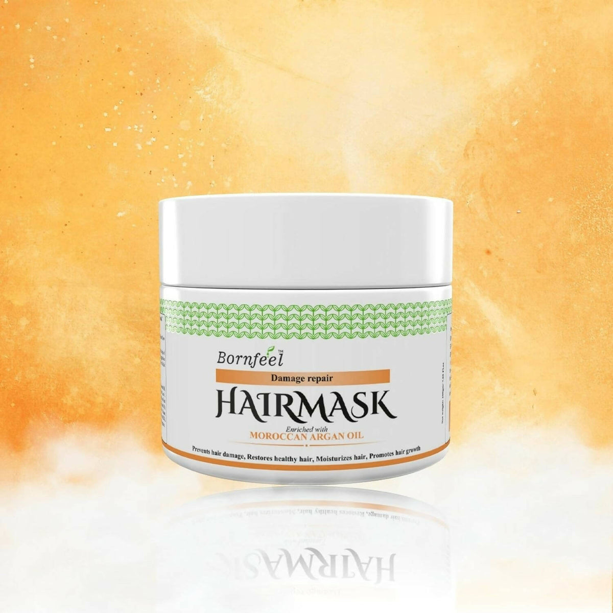 Bornfeel Damage Repair Hair Mask Enriched With Moroccan Argan Oil - PUSHMYCART