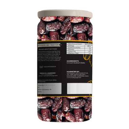 Nutty Yogi Omani Dates 100GM jar