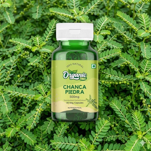 Organic Zing Chanca Piedra 500mg 30 Capsules