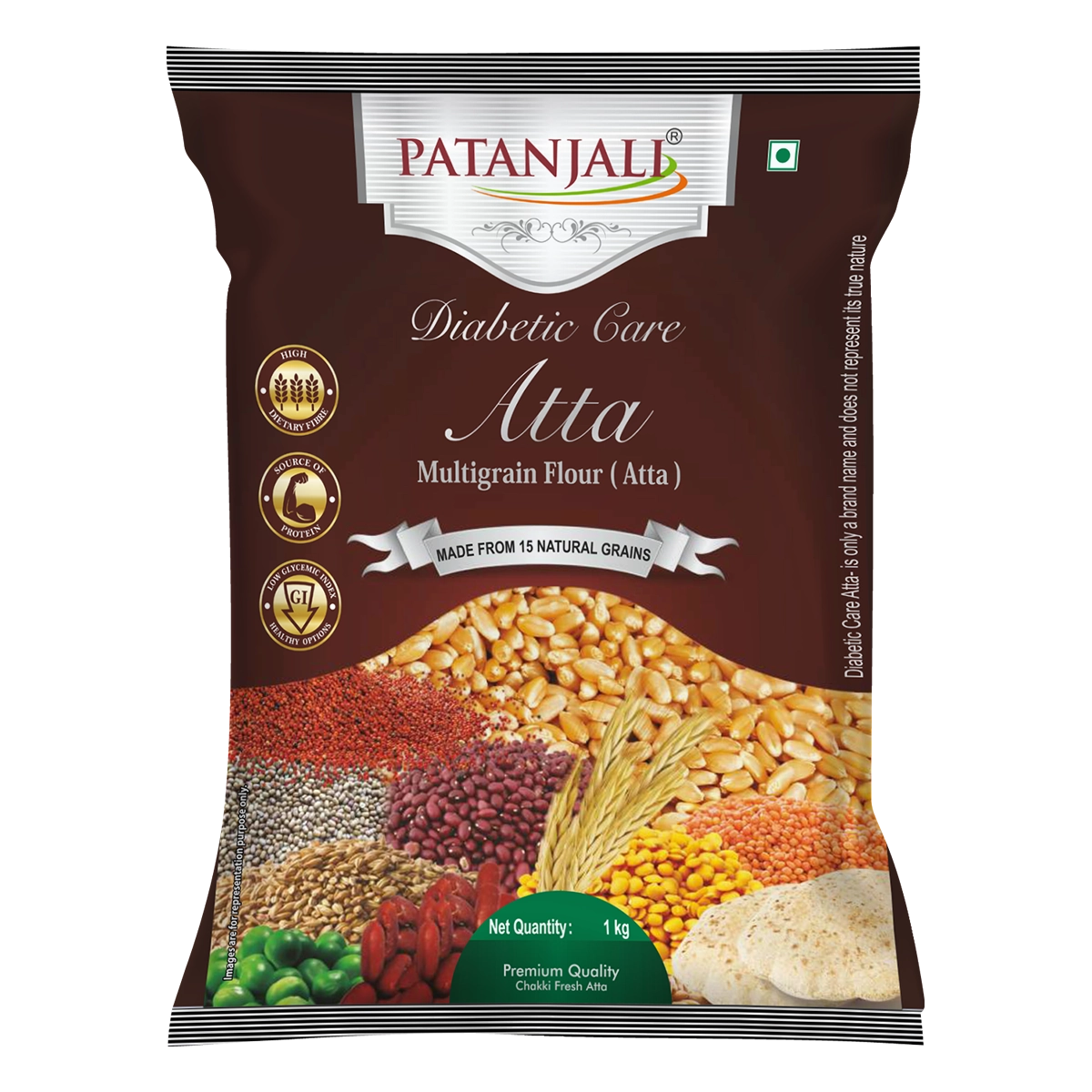 Patanjali Diabetic Care Atta 1 kg(pack of 1)