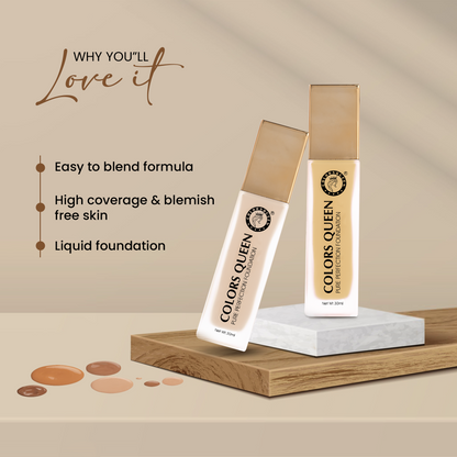 Colors Queen Pure Perfection Foundation | 30 ML