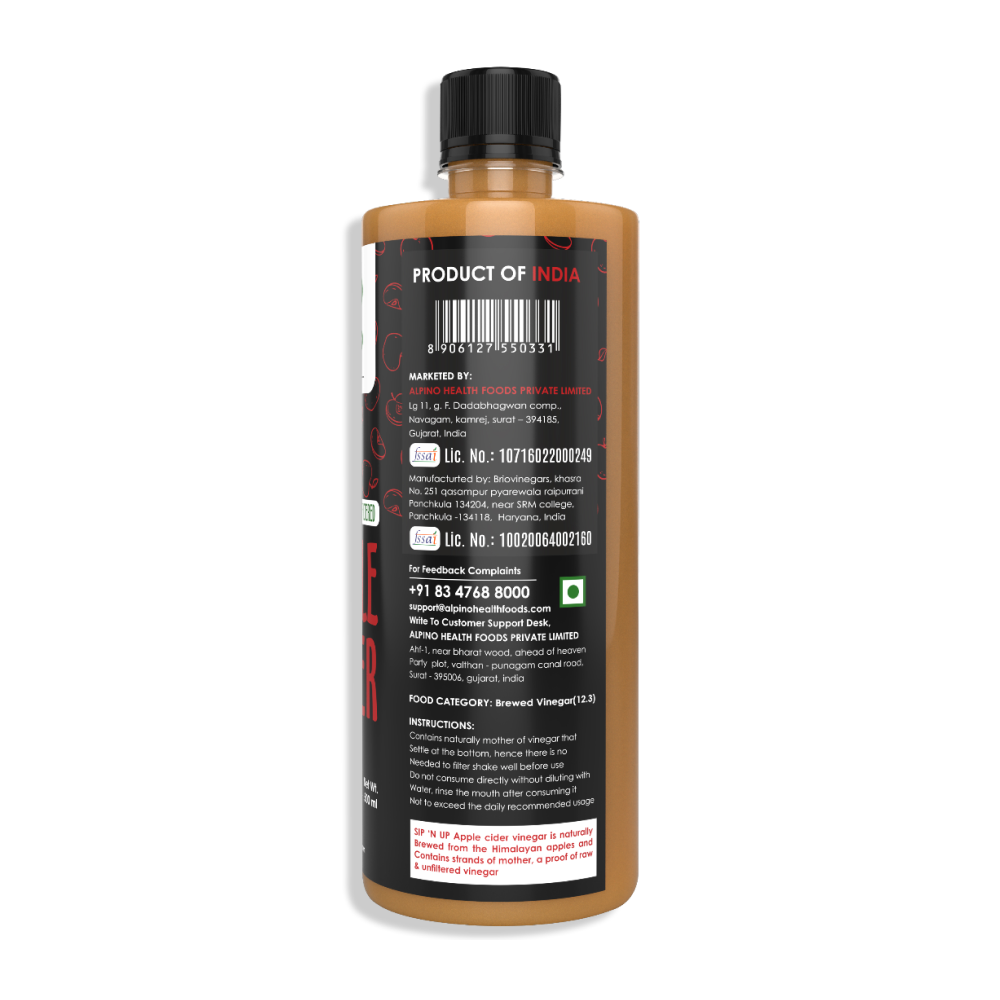Alpino Sip 'n Up by Alpino Organic Apple Cider Vinegar 