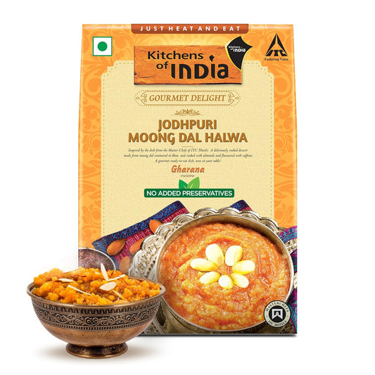 Kitchens of India Jodhpuri Moong Dal Halwa 250gms - PUSHMYCART