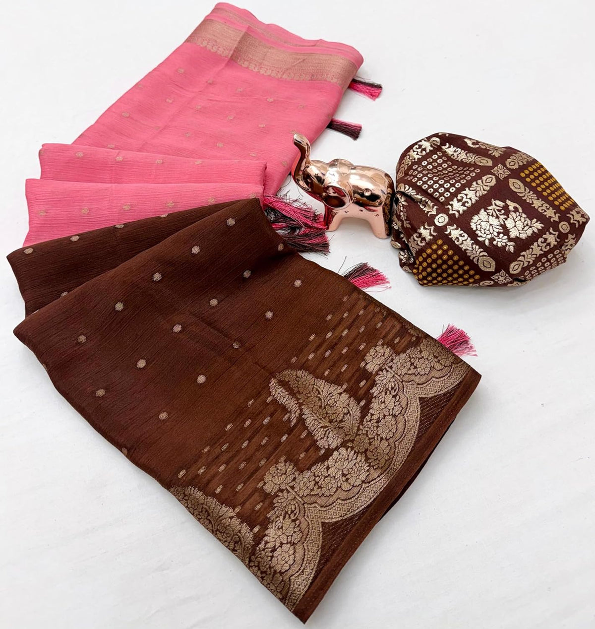 Vasthrlay Printed Saree in Classic with refined ethnic appeal
