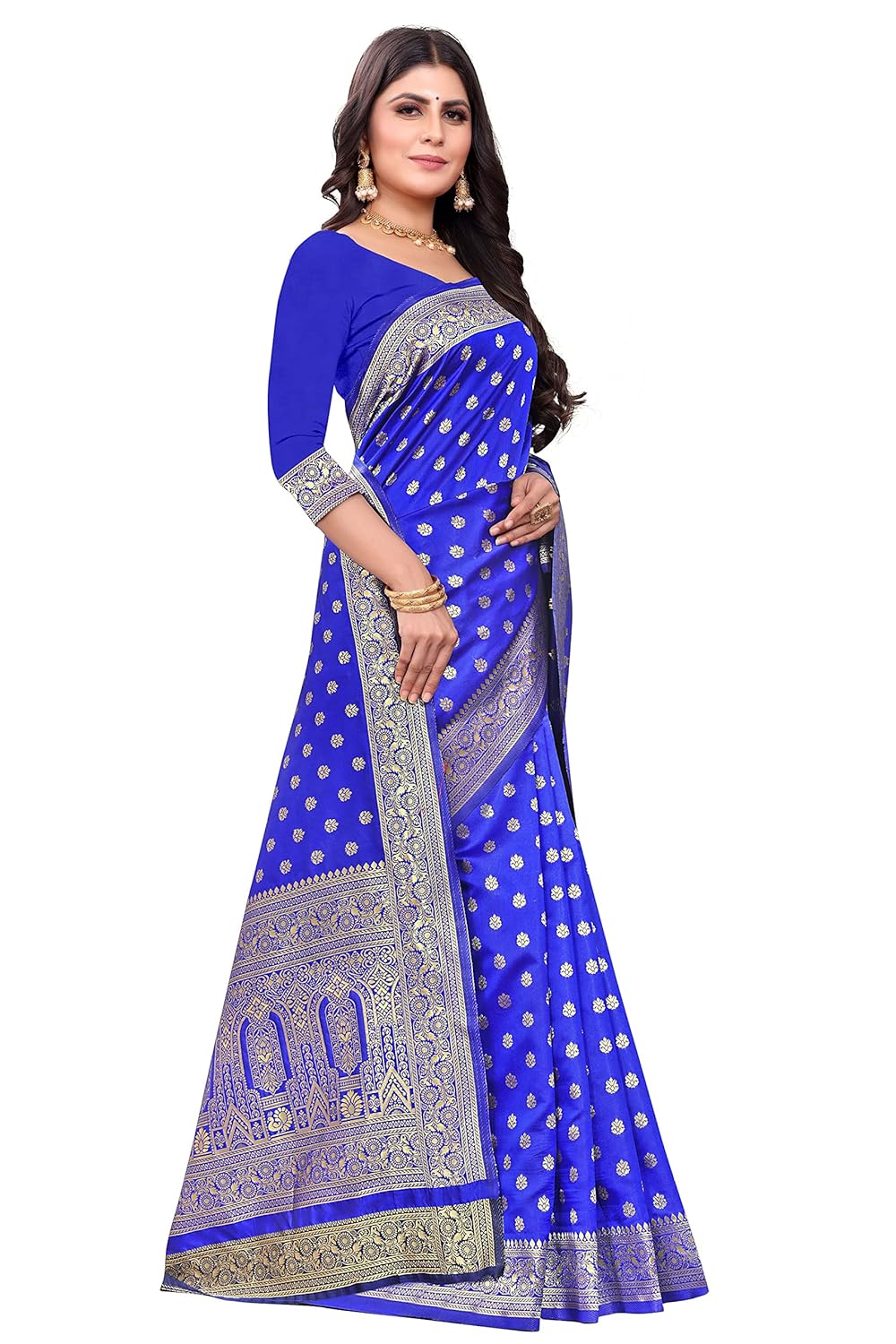 Vasthrlay Kanchipuram Saree with traditional design