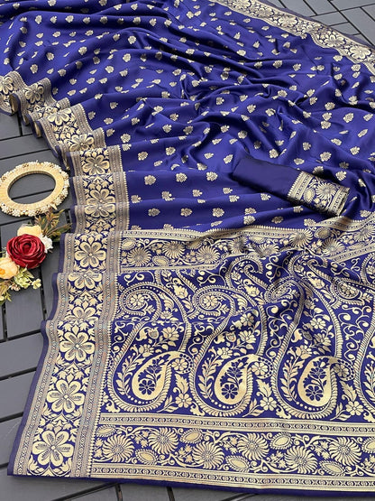Vasthrlay Traditional Saree in Classic with refined banarasi ethnic appeal