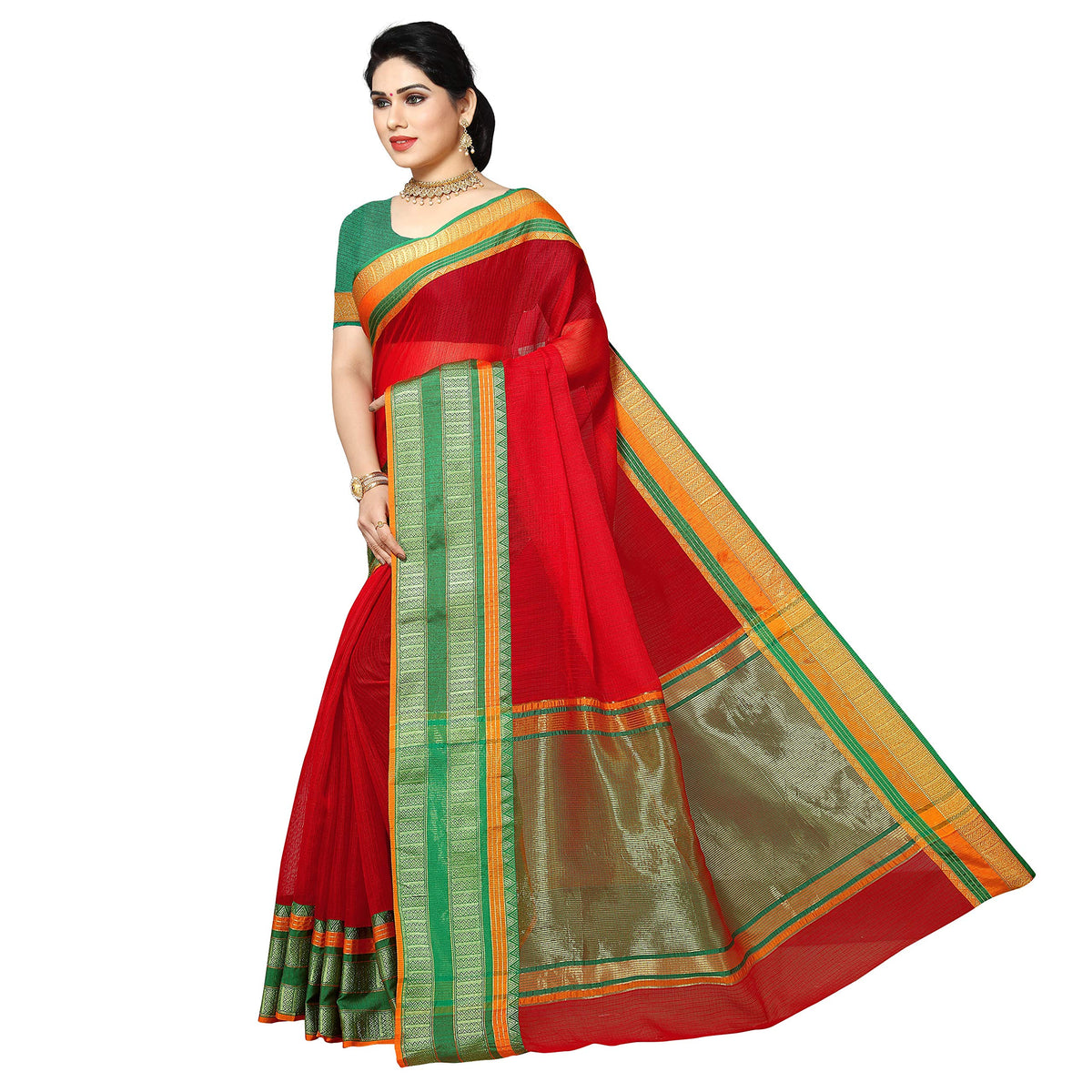 Vasthrlay Ethnic Classic Saree with decorative traditional design